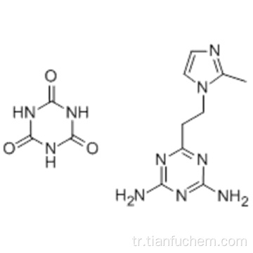 1,3,5-Triazin-2,4,6 (İH, 3H, 5H) -trion, compd. 6-2- (2-metil-1 H-imidazol-1-il) etil-1,3,5-triazin-2,4-diamin (1: 1) CAS 68490-66-4 ile